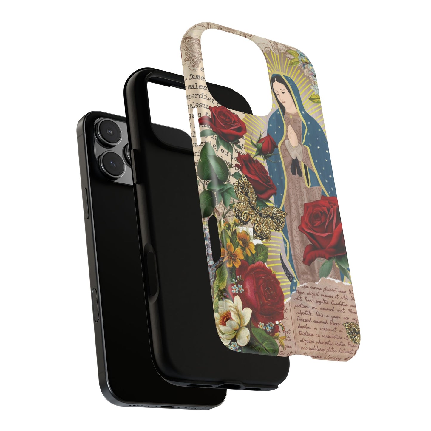 Virgin Mary Phone Case - Vintage Coquette Design