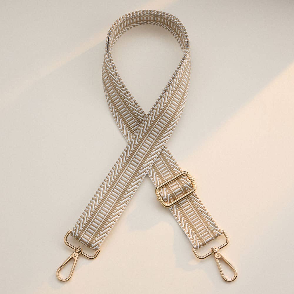 Solid Tumbler Carrier Holder Geometric Pattern Strap Crossbody Bag