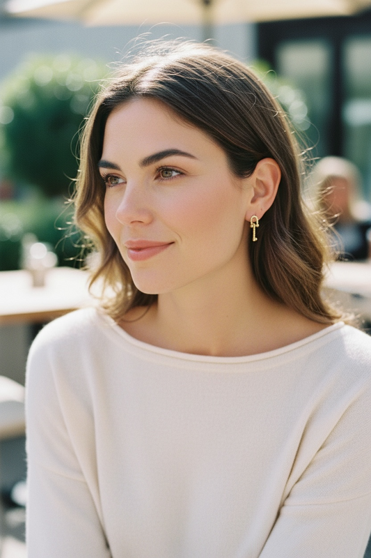 Golden Hook Earrings