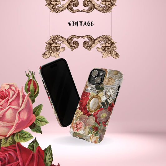 Phone Case - Vintage Coquette Design