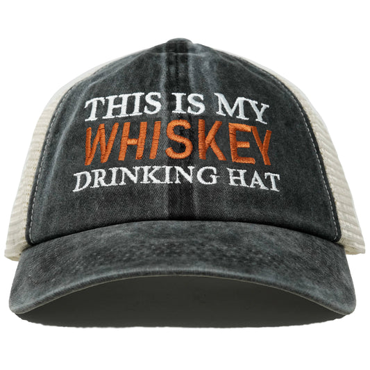 Cotton Mesh Hat - This is My Drinking Hat - Whiskey