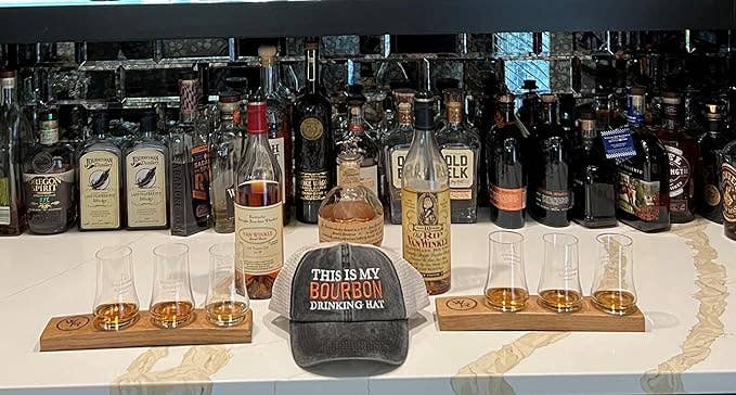 Cotton Mesh Hat - This is My Drinking Hat - Bourbon